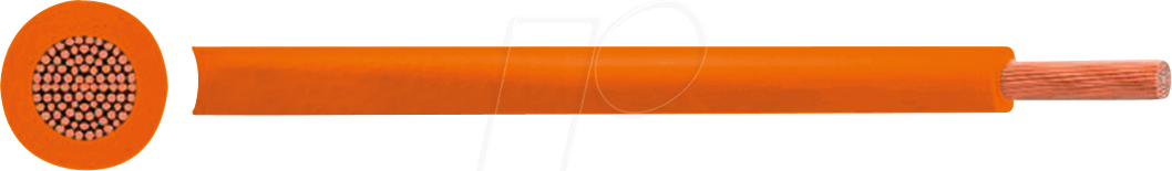 RND CABLE RND 475-00590 - Litze H05V2-K / H07V2-K, 0,75 mm², 100 m, orange (RND 475-00590)