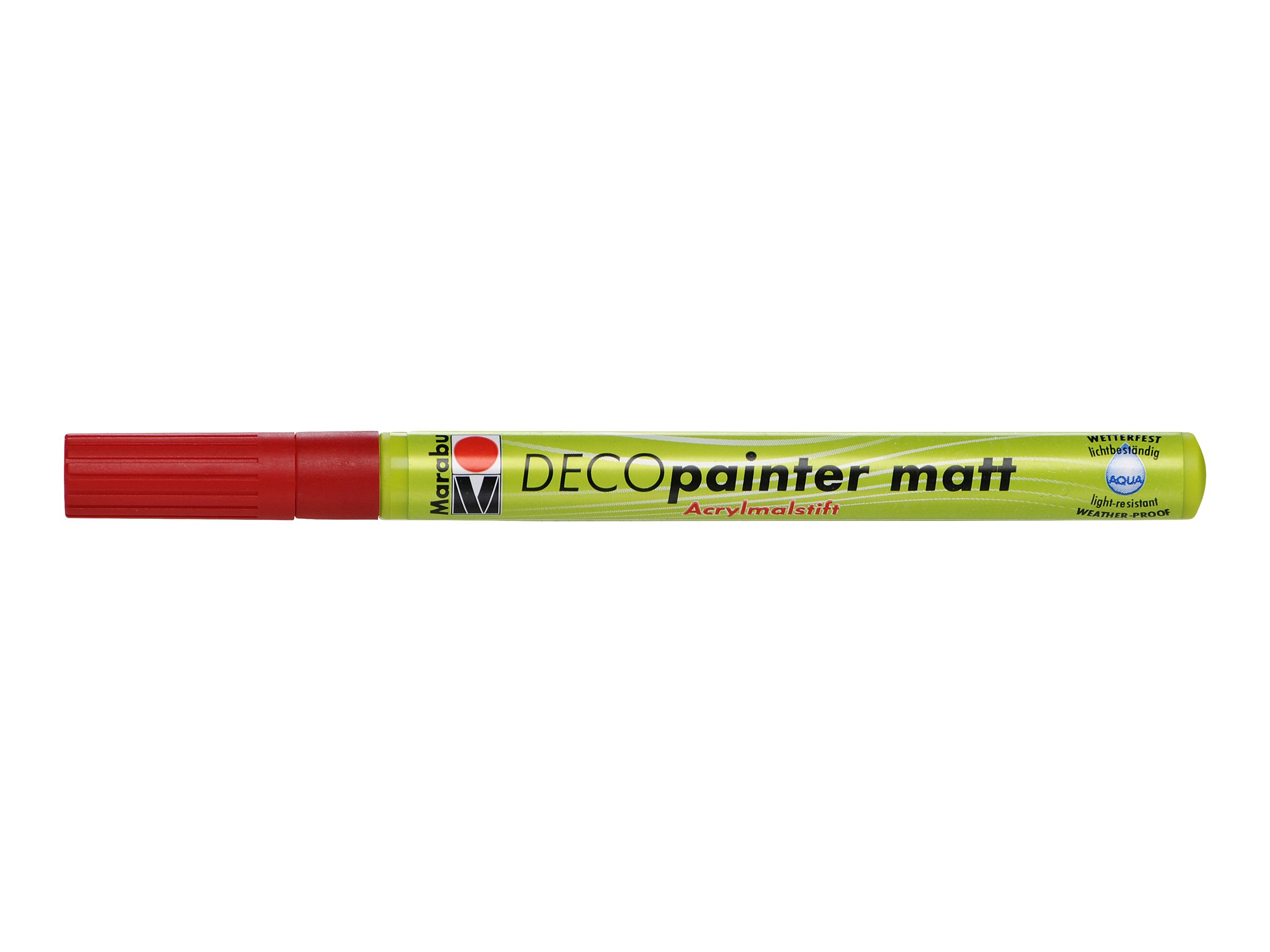 Marabu Deco Painter 125 Marker Rundspitze 1–2 mm Kirschrot
