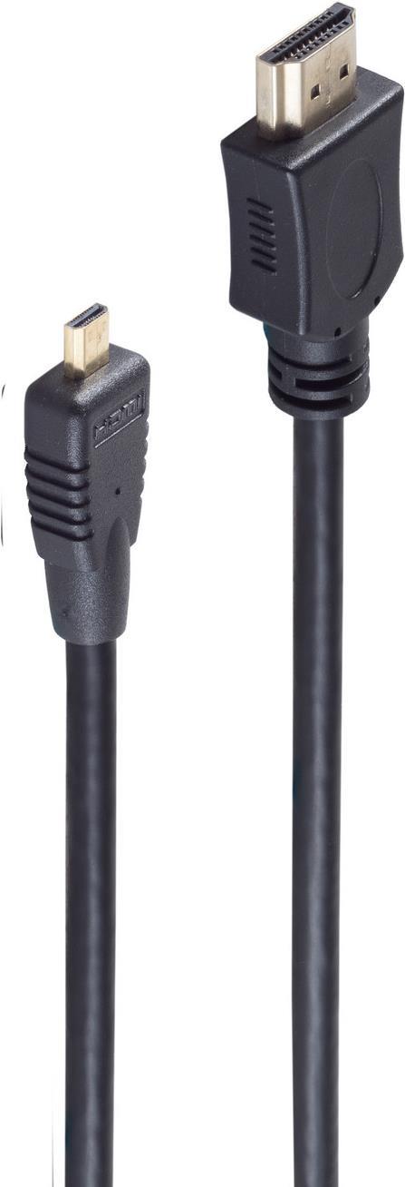 shiverpeaks BS77473-3 HDMI-Kabel 3 m HDMI Typ A (Standard) HDMI Typ D (Mikrofon) Schwarz (BS77473-3)