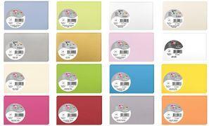 Pollen by Clairefontaine Briefkarte 82 x 128 mm, salbeigrün 210 g/qm, Maße: 82 x 128 mm, pH-neutrales Papier, säurefrei - 1 Stück (1470C)