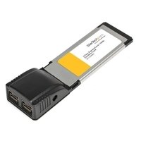 StarTech.com 2 Port 1394b FireWire ExpressCard Laptop Schnittstellenkarte (EC1394B2)