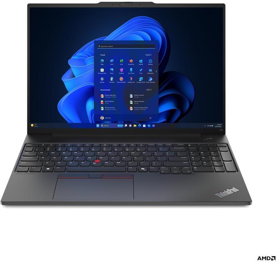 Lenovo ThinkPad E16 Gen 2 21M5 16" AMD Ryzen 5 7535HS 8 GB RAM 256 GB SSD Schwarz
