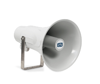 2N SIP Speaker Horn IP Lautsprecher PoE Weiß RAL 7035