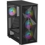 Genesis Gehäuse DIAXID 605 ARGB mit Sichtfenster schwarz (NPC-2172)