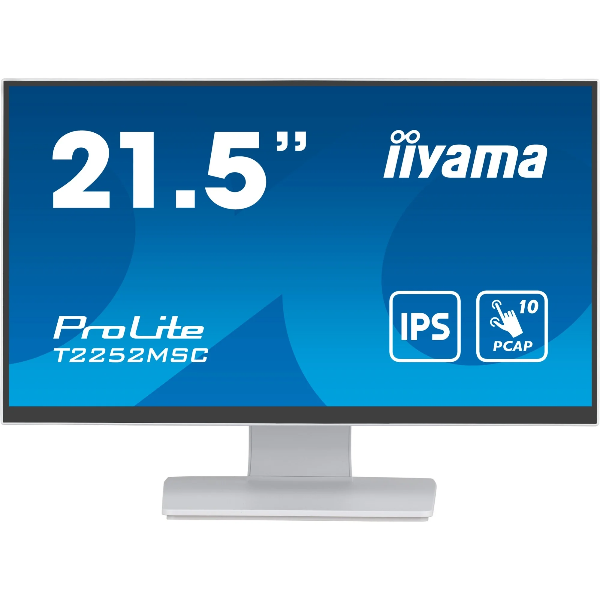 iiyama ProLite Computerbildschirm 54,6 cm (21.5") 1920 x 1080 Pixel Full HD LCD Touchscreen Tisch Weiß (T2252MSC-W2)