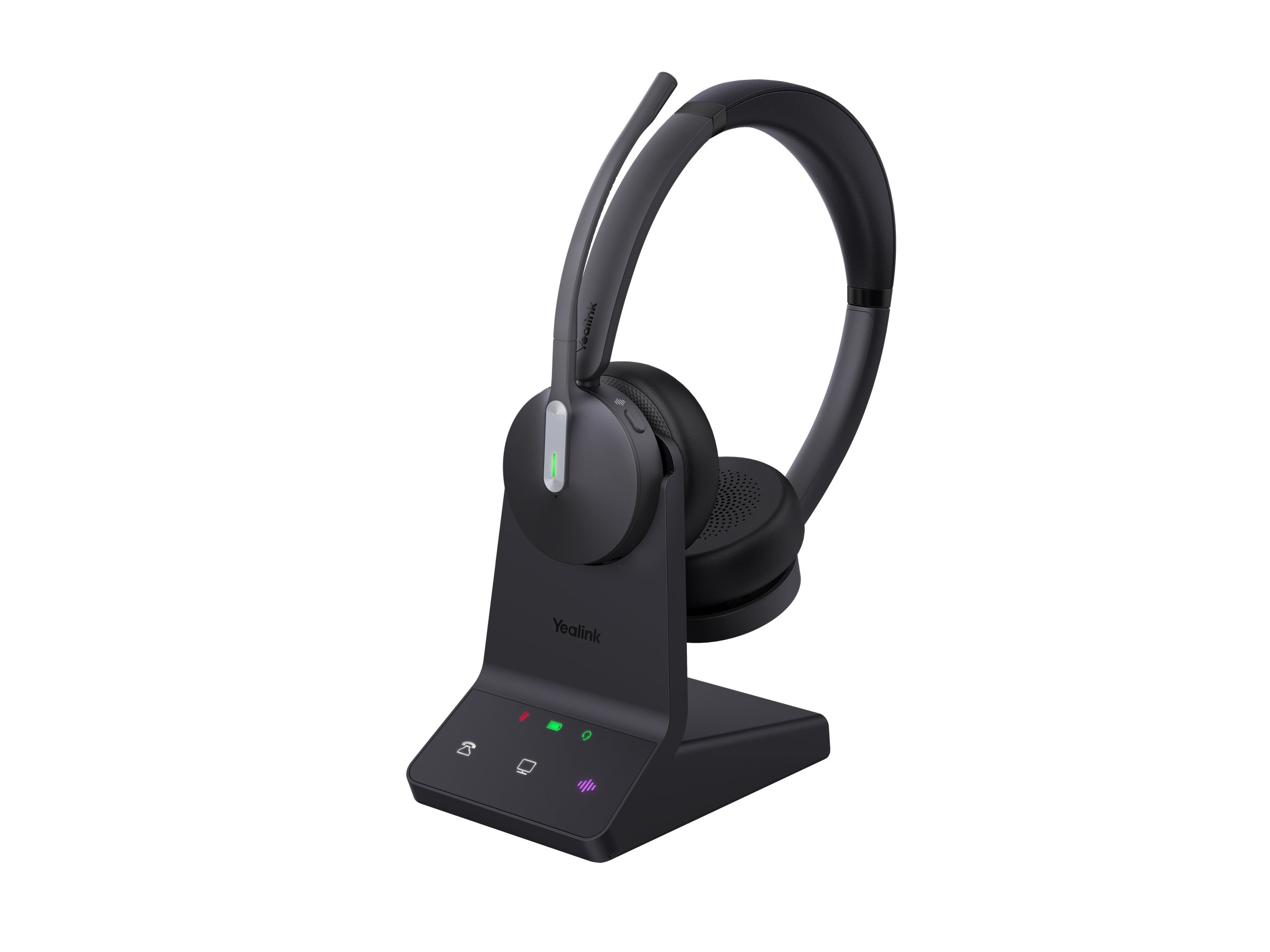 Yealink WH64 Workstation Dual Headset Kabellos On-Ear Bluetooth DECT USB-C Schwarz