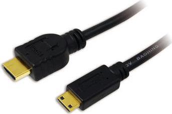 Logilink HDMI-Kabel Ethernet A -> mini St/St 2.00m sw (CH0023)