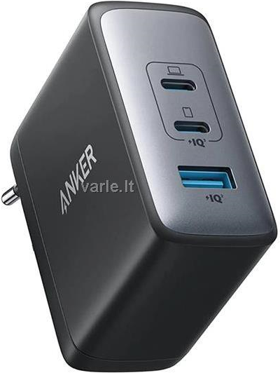 ANKER 100W 3-Port USB C Wall Charger EU Charger with no battery (A2145G11)