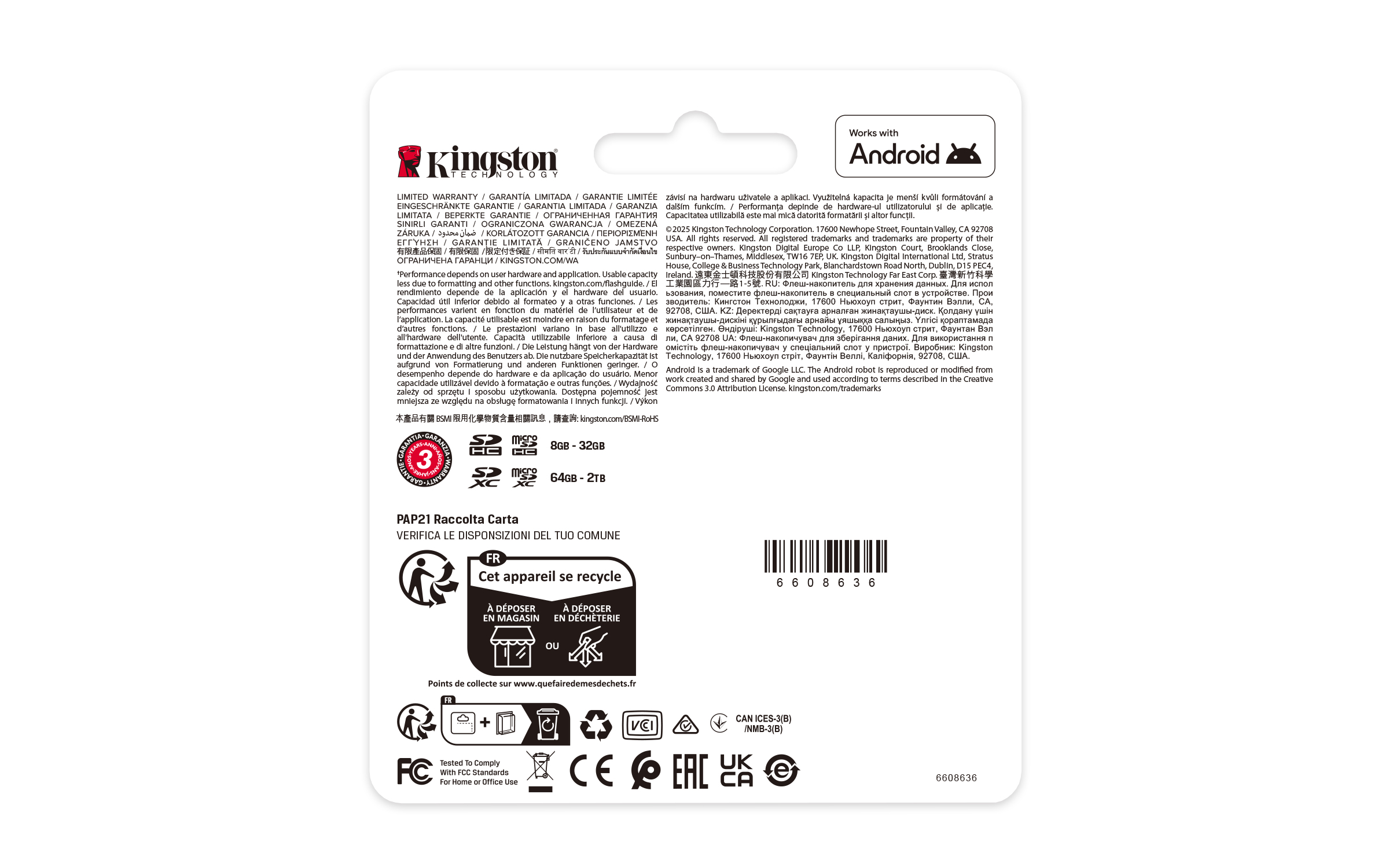 Kingston Industrial microSDXC UHS-I 128 GB Speicherkarte Class 10 U3 V30 A1 Schwarz