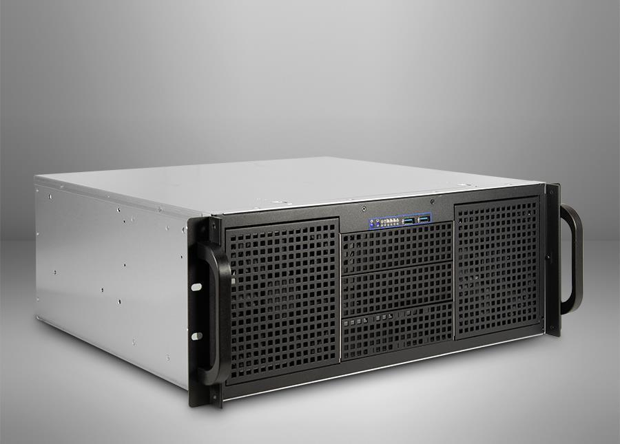 Inter-Tech IPC 4U-40240 4U Rack Serverschrank Schwarz, Grau