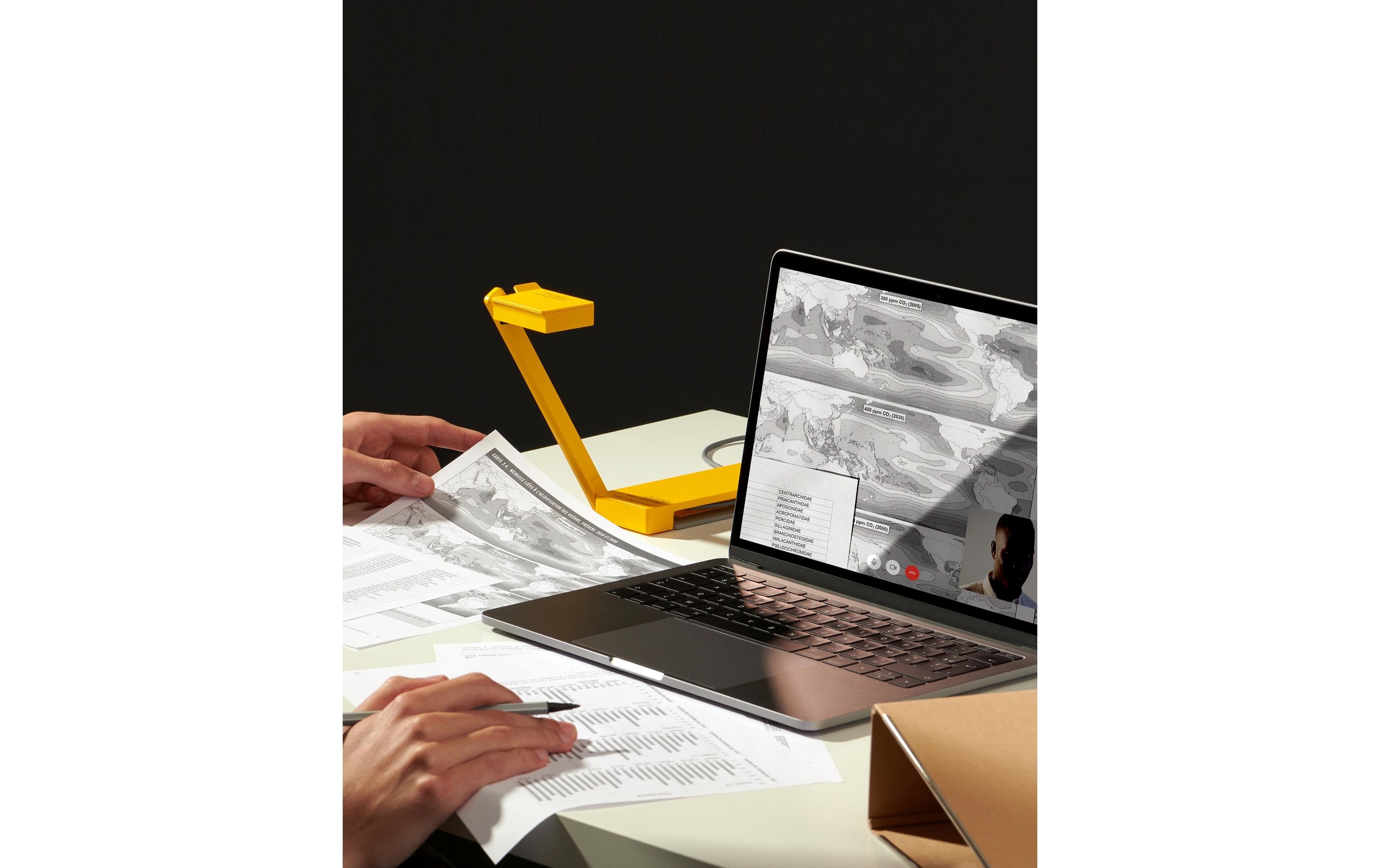 IPEVO DO-CAM Creator's Edition Dokumentenkamera 8 MP USB 2.0 Utility Yellow
