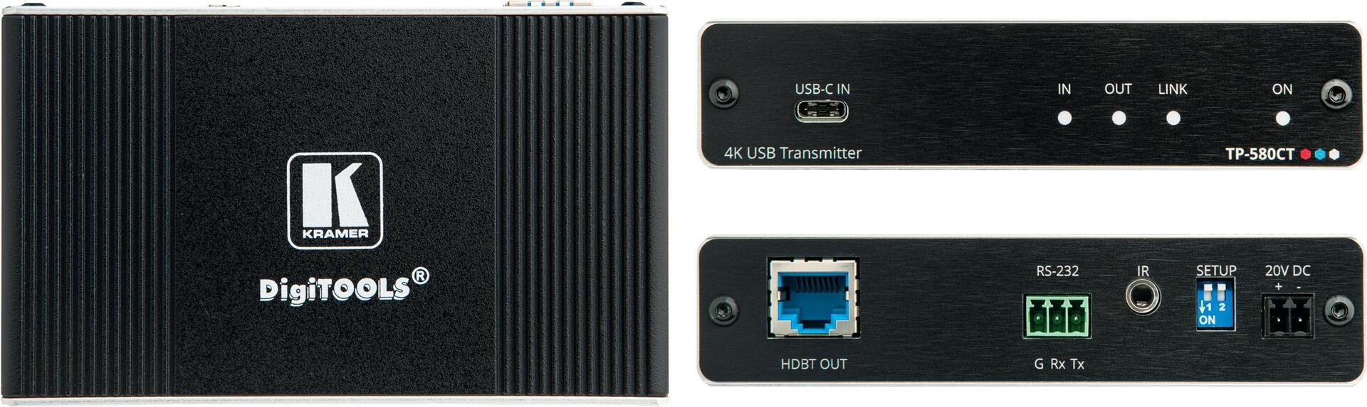 TP-580CT - USB-C audio/video extender via HDBaseT (50-80574090)
