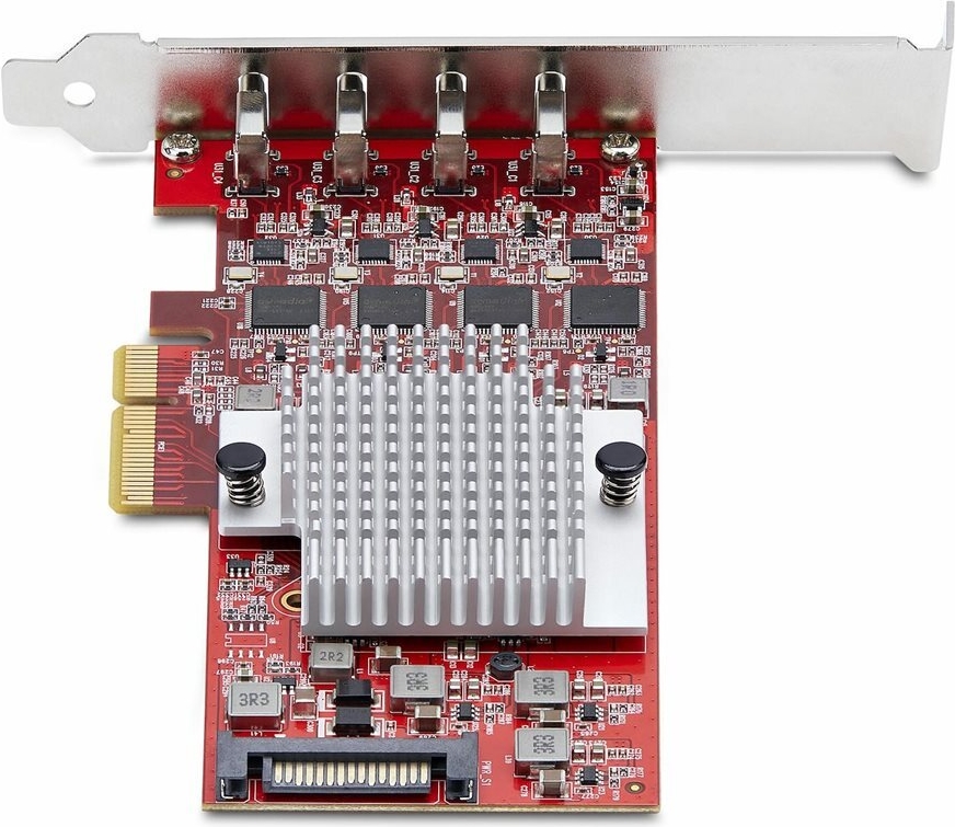 StarTech.com 4-Port USB Type-C PCIe Card, USB-C 10Gb, 4x Controllers, TAA (P10Q4C-USB-CARD)