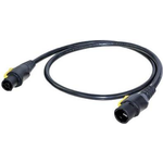 Neutrik Strom Anschlusskabel [1x PowerCon-Buchse - 1x PowerCon-Stecker] 1.50 m Schwarz-Gelb Neutrik (NKPF-M-B-1.5)