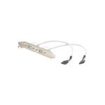 StarTech.com 2-Port USB A Slotblech-Adapter (Buchse) (USBPLATE)