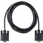 StarTech.com 3m RS232 Serial Null Modem Cable, Crossover Serial Cable w/Al-Mylar Shielding, DB9 Serial COM Port Cable Female to Male, Compatible w/DTE Devices (9FMNM-3M-RS232-CABLE)