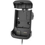 RAM Mounts Form-Fit Halteschale für Honeywell CT50, CT60 & CT60 XP Diese RAM Mounts Form-Fit Halteschale ist für das Honeywell CT50, CT60 & CT60 XP geeignet. Zur Einlage wird der obere Teil der Halteschale nach oben gedrückt und das passende Gerät eingelegt.Dank der Sprungfeder gestützten Konstruktion liegt das Gerät fest und sicher in der Halteschale und wird zusätzlich über USB-A aufgeladen.Die Rückseite der Gerätehalteschale ist für die Aufnahme einer Diamond (Trapez) Basisplatte (nicht im Lieferumfang enthalten) vorbereitet.Produktmerkmale RAM-HOL-HON7U:Sprungfeder-Konstruktion für leichtes Einlegen und einfache EntnahmeLadefunktionStift-Clip HalterungAnschlussbuchse: USB-A 2.0Eingangs-Kabellänge: 125 cmZusätzlicher Hinweis: Abgebildete Geräte gehören nicht zum Lieferumfang.Es wird ausschließlich die RAM-HOL-HON7U Halteschale geliefert. (RAM-HOL-HON7U)