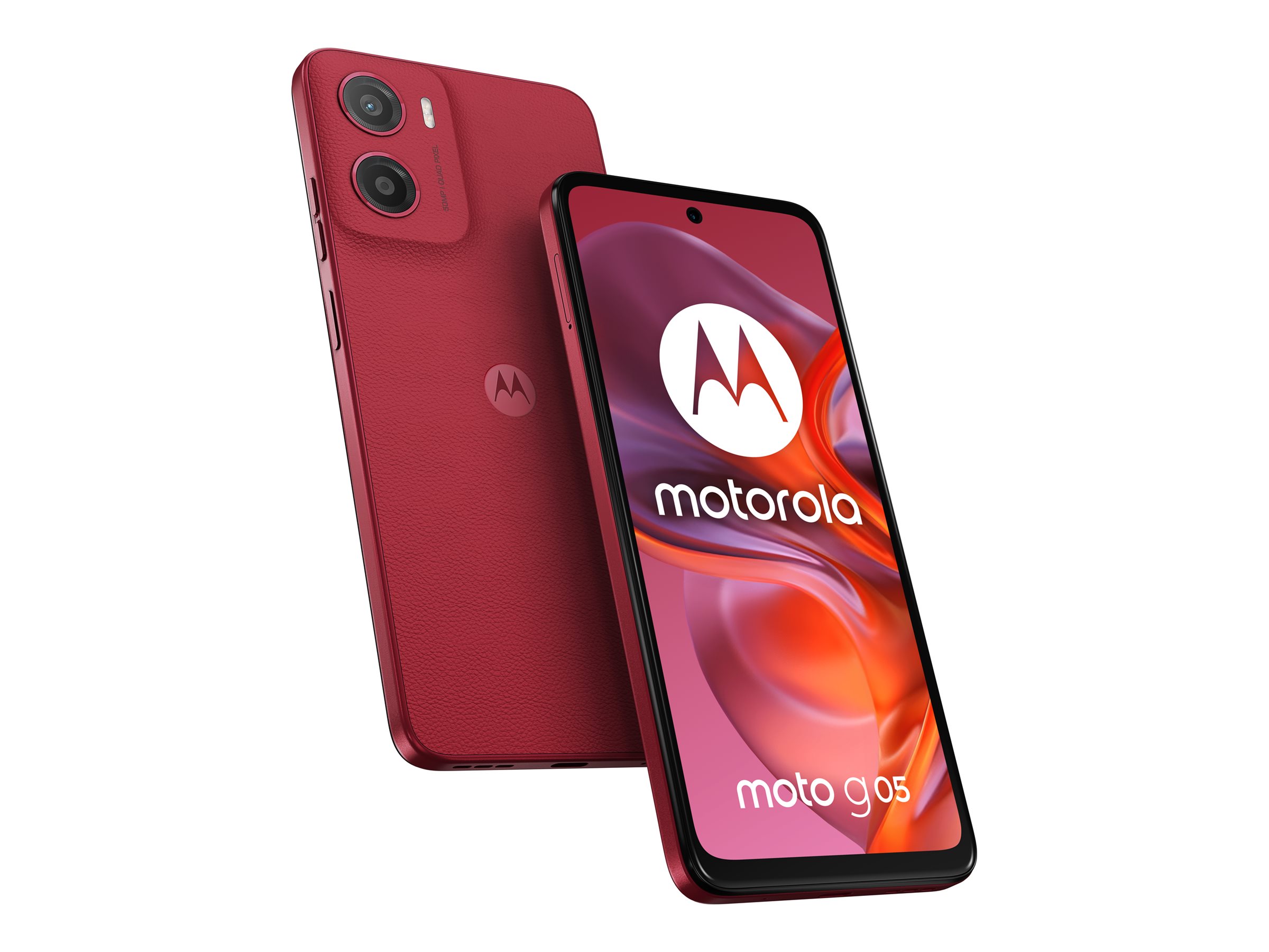 Motorola Moto G05 6,67" 4 GB RAM 256 GB Dual-SIM Pflaumenrot