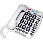Geemarc AMPLIPOWER 40 Schnurgebundenes Seniorentelefon Weiß (AMPLIPOWER 40 weiß)