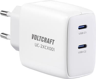 VOLTCRAFT GaN VC-13091940 USB-Ladegerät Innenbereich Ausgangsstrom (max.) 3.25 A 2 x USB-C® (VC-13091940)