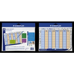 STAEDTLER Familienplaner-Set Lumocolor correctable, DIN A4 zur Organisation der gesamten Familie, aus Kunststoff, - 1 Stück (641 FP)