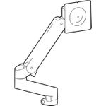 Ergotron LX Pro Befestigungskit (Monitorarm, Verlängerung, Monitor-Schwenkarm, Stangenring, Befestigungsmaterialien) (98-734-293)