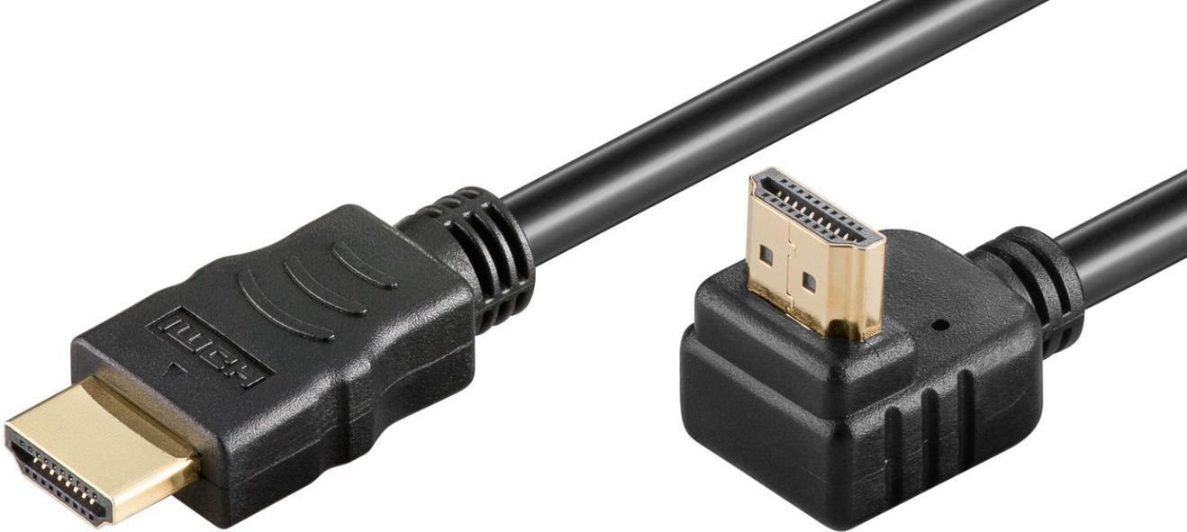 Microconnect HDM19193V2.0A90. Kabellänge: 3 m, Anschluss 1: HDMI Typ A (Standard), Steckverbinder 1 Geschlecht: Männlich, Anschluss 2: HDMI Typ A (Standard), Steckverbinder 2 Geschlecht: Männlich, Beschichtung Steckerkontakte: Gold, HDMI-Version: 2.0, 3D, Datenübertragungsrate: 18 Gbit/s, Audio Return Channel (ARC), Produktfarbe: Schwarz (HDM19193V2.0A90)