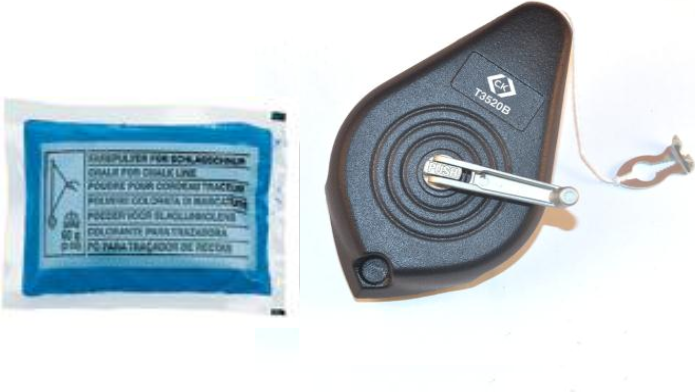 C.K. T3520B Schlagschnur 30 m inkl. 60 g Kreidepulver (T3520B)