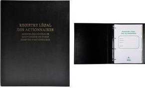 Le Dauphin Registre des actionnaires, 297 x 210 mm, noir (942D) - 1 Stück (942D)