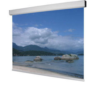 Spalluto WS-S NewSlim Motorisierte Projektorleinwand 1:1 Matte White