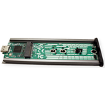 ROLINE 16.01.4147 Speicherlaufwerksgehäuse SSD-Gehäuse Aluminium - Schwarz M.2 (16.01.4147-10)