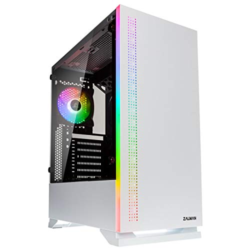 Zalman S5 Midi Tower weiß Gehäuse (S5 White)  - Onlineshop JACOB Elektronik