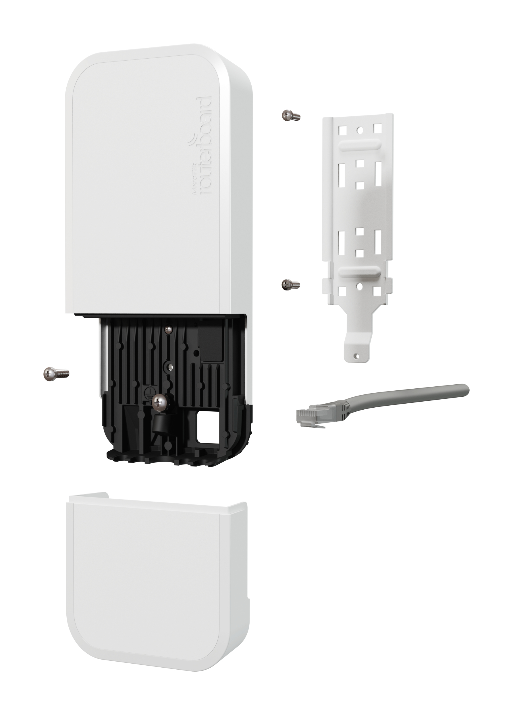 MikroTik wAP ax Wi-Fi 6 Access Point Dual-Band 2,4/5 GHz PoE Weiß
