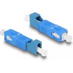 Delock LWL Hybrid Kupplung SC Simplex Stecker zu LC Simplex Buchse blau (87941)