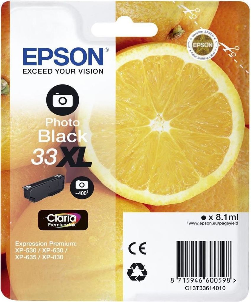 Epson 33XL 8.1 ml XL (C13T33614022)