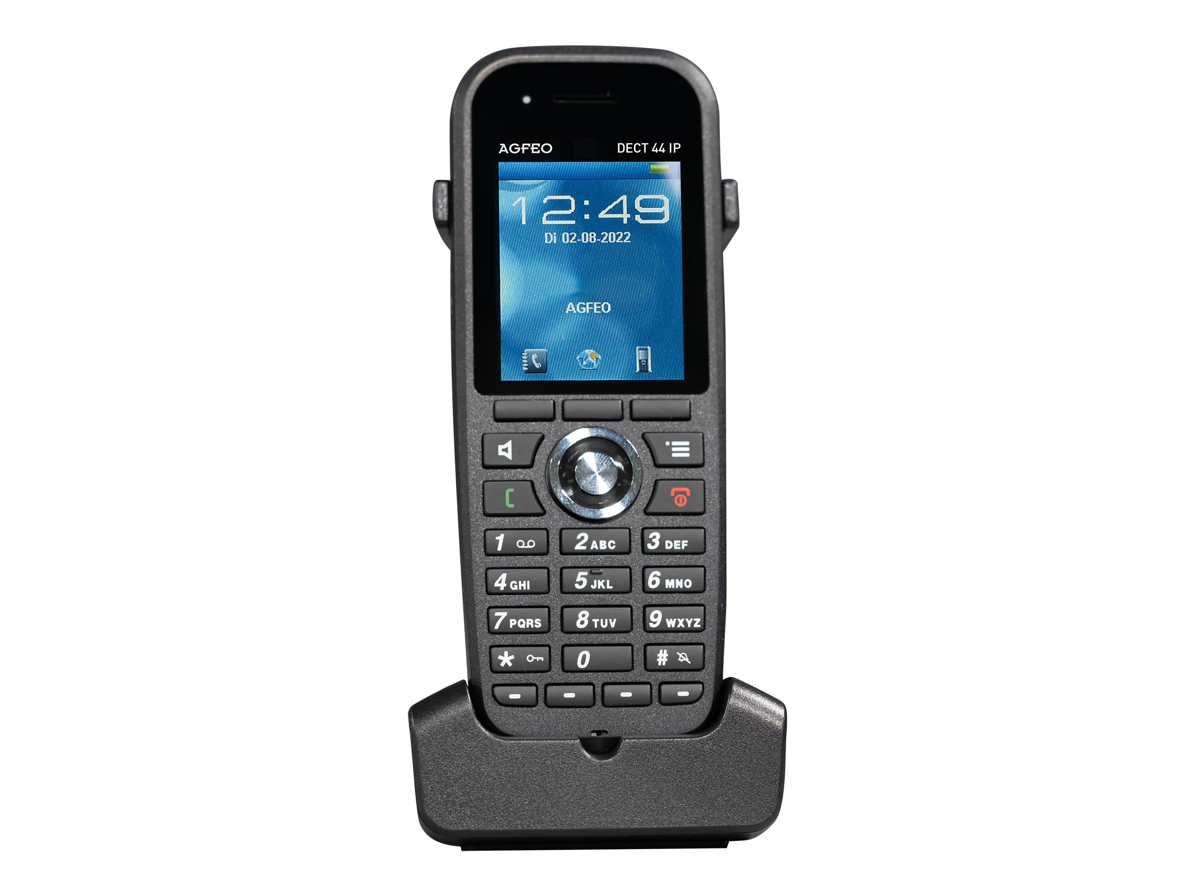AGFEO DECT 44 IP Schnurloses Erweiterungshandgerät Schwarz