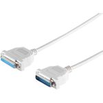 S/CONN maximum connectivity SUB-D Verlängerung, 25-pol. Sub D-Stecker auf 25-pol. Sub D-Kupplung, mit Schnapphauben, 1,8m (78022-2)