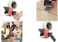 RAPESCO Handabroller 960 für Verpackungsklebeband, bestückt 50 mm x 60 m, Rollkern-Durchmesser: 75 mm, aus Stahl, ergo - 1 Stück (1790)
