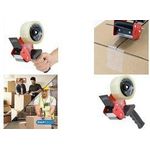 RAPESCO Handabroller 960 für Verpackungsklebeband, bestückt 50 mm x 60 m, Rollkern-Durchmesser: 75 mm, aus Stahl, ergo - 1 Stück (1790)
