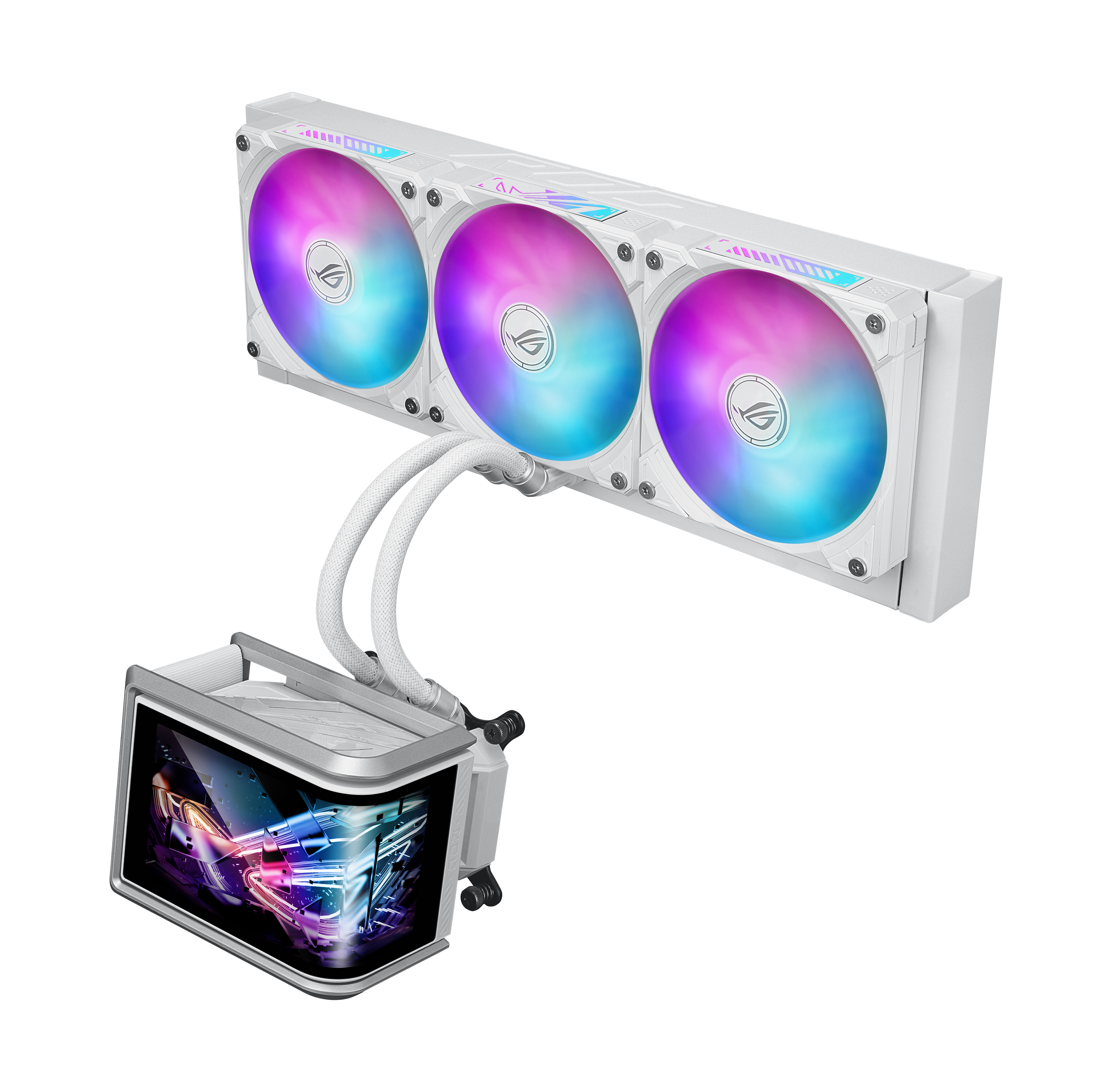 ASUS ROG Ryuo IV SLC 360 ARGB White Edition AIO-Flüssigkeitskühlung 360 mm Weiß
