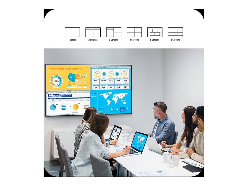 Samsung QM43C 43" 4K UHD Digital Signage Display Schwarz
