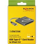 DeLOCK USB Type-C Card Reader for CFast 2,0 memory cards (91745)
