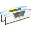 CORSAIR Vengeance RGB - DDR5 - Kit - 32GB: 2 x 16GB - DIMM 288-PIN - 3200 MHz / PC5-51200 - CL36 weiß (CMH32GX5M2B6400C36W)