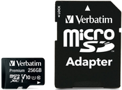 microSDXC Card 256GB, Premium, Class 10, U1 (44087)