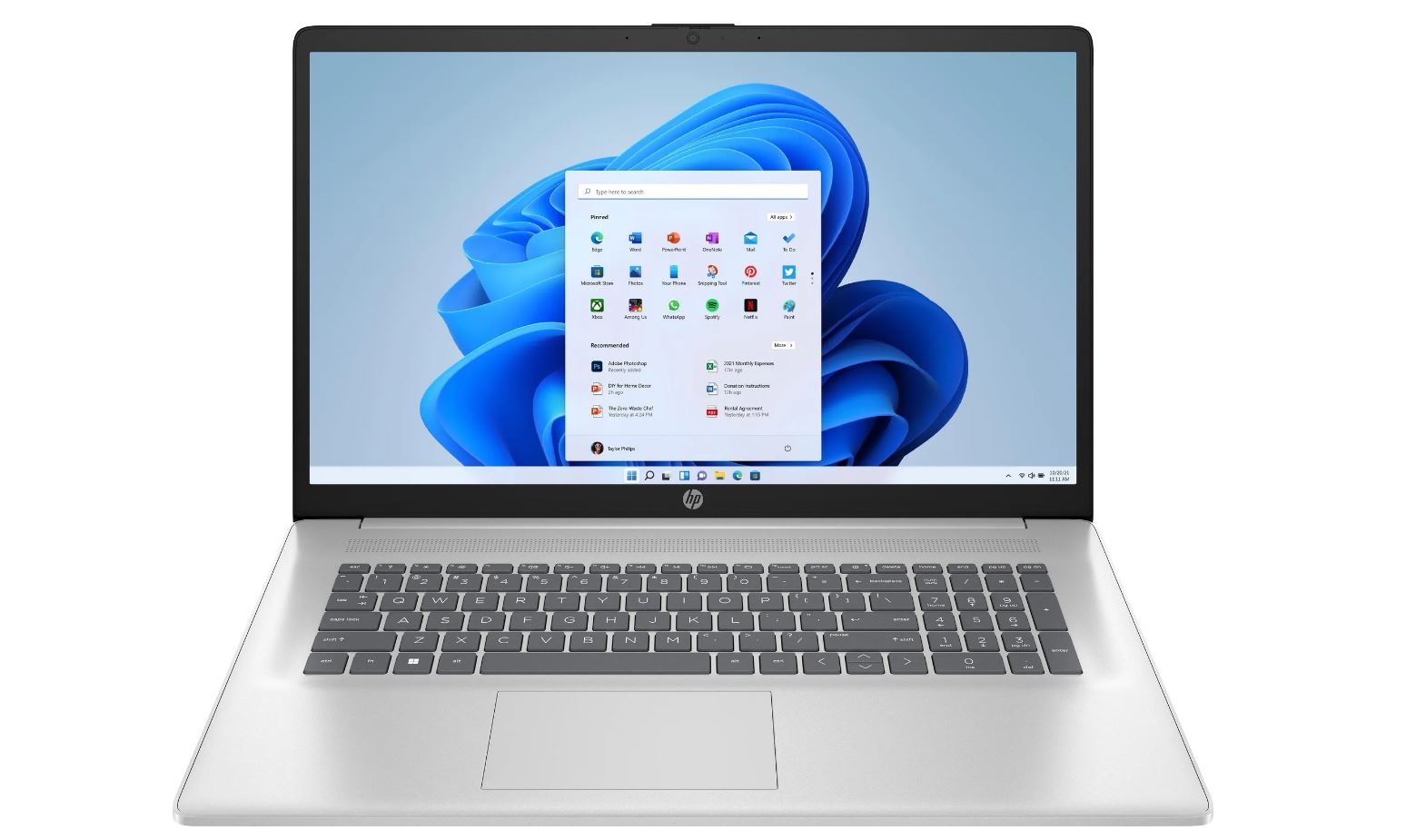 HP 17-cn3678ng 17,3" FHD Laptop Intel Core i7-1355U 16GB RAM 1TB SSD Win11 DE QWERTZ