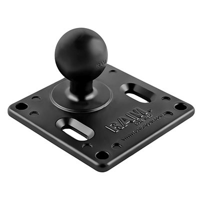 RAM Mounts RAM VESA-Platte 75x75 mm mit C-Kugel 1,5" Schwarz