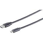S-Conn 77143-3.0 3m USB A USB C Männlich Männlich Schwarz USB Kabel (77143-3.0)
