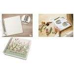 Sigel Spiral-Notizbuch Wild Herbs Dot Gruen/Weiss - A5 (JQ200)