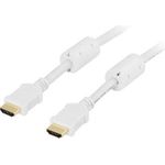 Deltaco HDMI-1030A HDMI-Kabel 3 m HDMI Typ A (Standard) Weiß (HDMI-1030A)