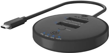 ICY BOX DockingStation f.2xNVMe&SATA M.2SSD USB Type-C bis zu 10Gbit/s (IB-1612MCL-C31)